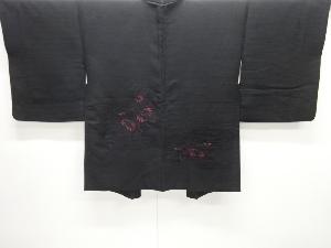 流水に菊模様刺繍絵羽織